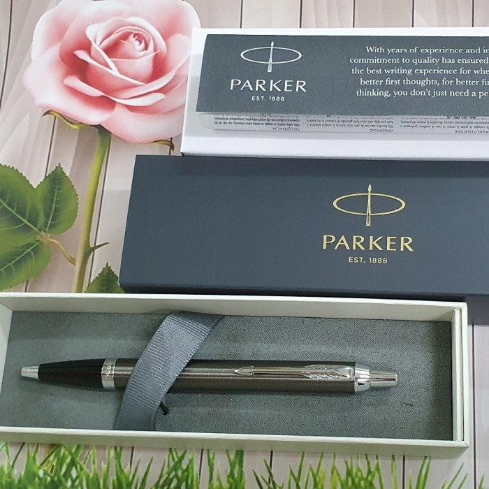 

[PROMOSI] Pen Parker New IM Dark Espresso CT Ballpoint M.Blk TB
