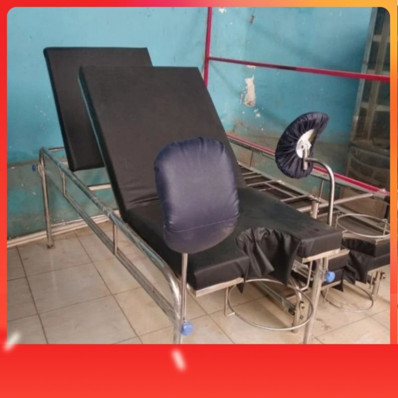 Meja gyn/gyinacolog bed persalinan stainless
