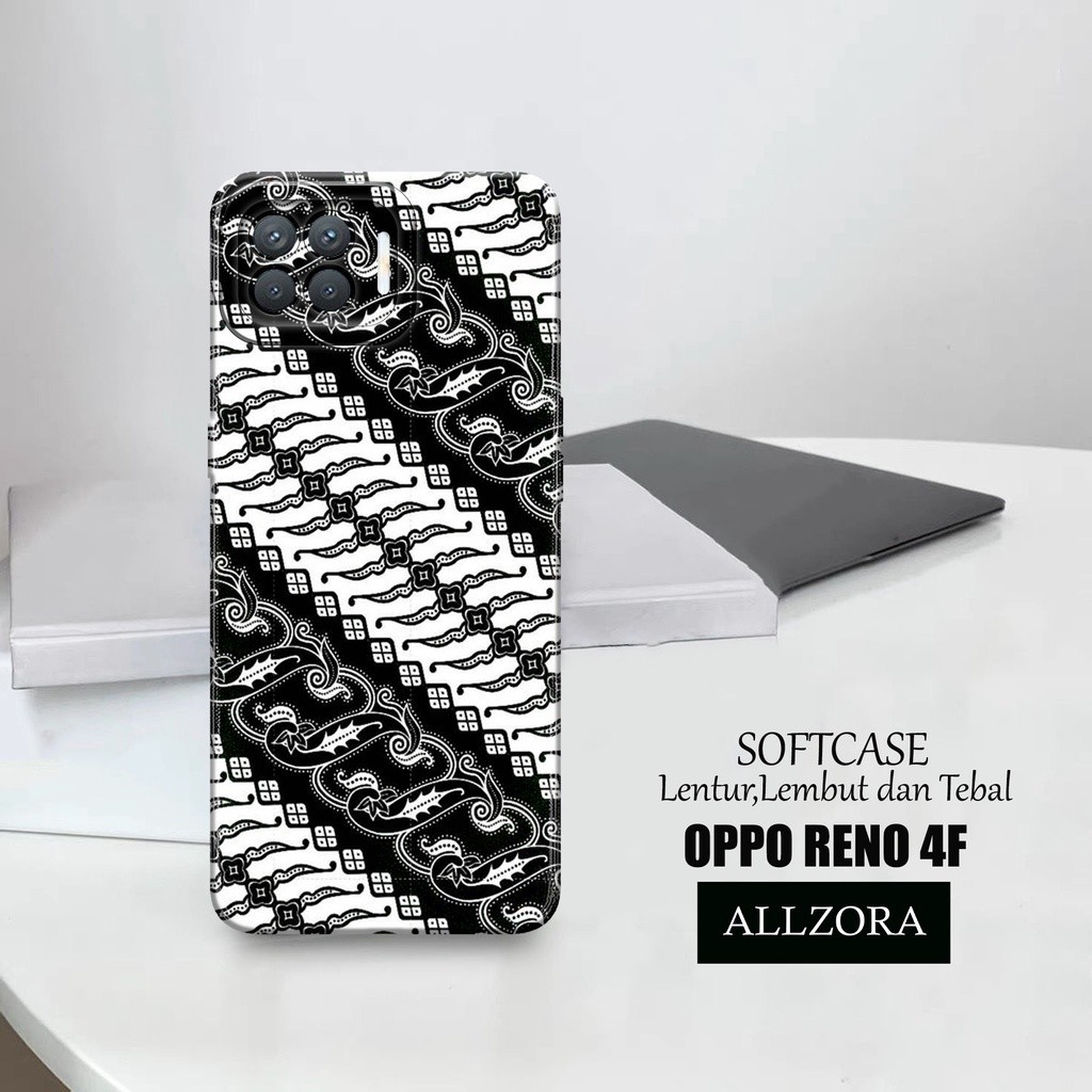 Case Hp Oppo Reno 4F - [ BATIK ] Casing Oppo Reno 4F Terbaru - Kesing Hp Oppo Reno 4F - Silikon Oppo