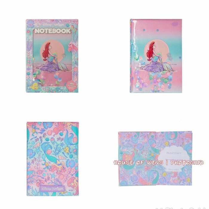 

SMIGGLE DISNEY PRINCESS ARIEL A5 NOTEBOOK ORIGINAL
