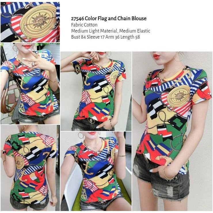 Kaos Wanita Kasual Lengan Pendek T Shirt Korea
