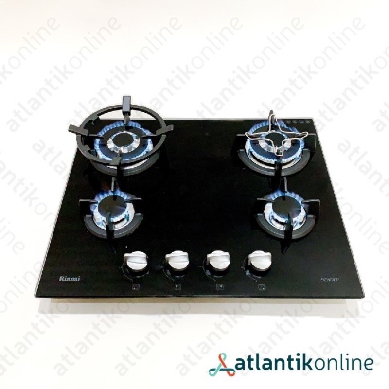promo spesial Kompor gas tanam built-in gas hob 4 tungku RINNAI RB-64G RB64G
