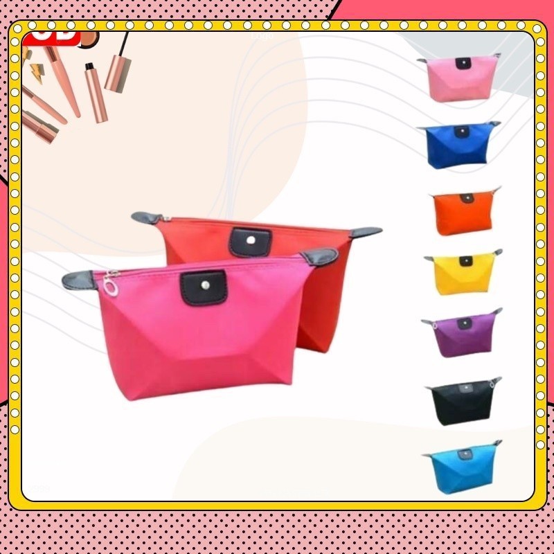 Tas Pouch Kosmetik Wanita Polos/Sovenir Pouch Pernikahan