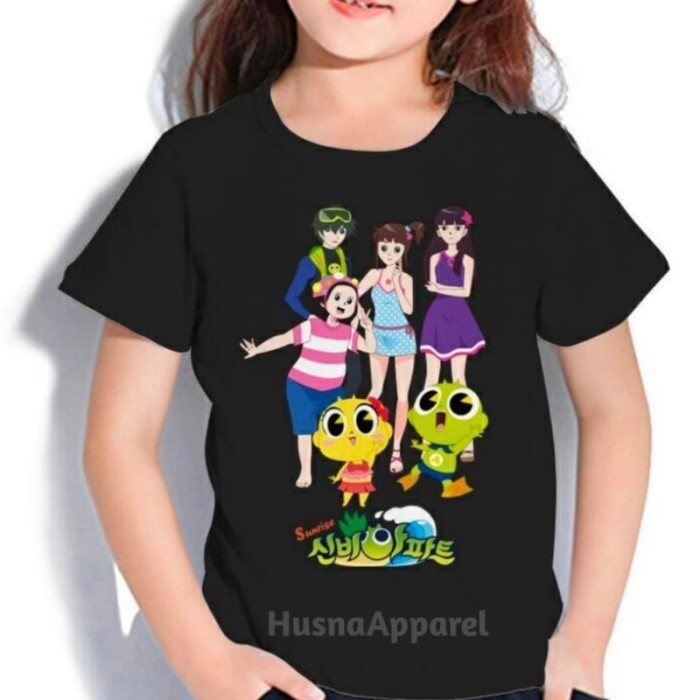 KAOS ANAK BAJU ANAK SHINBI HOUSE /SHINBI THE HAUNTED HOUSE - Hitam, S