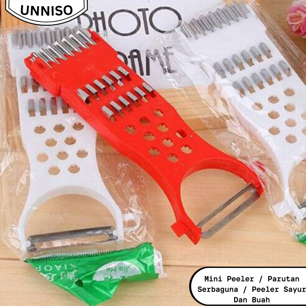 UNNISO - Mini Peeler / Parutan Serbaguna / Peeler Sayur Dan Buah