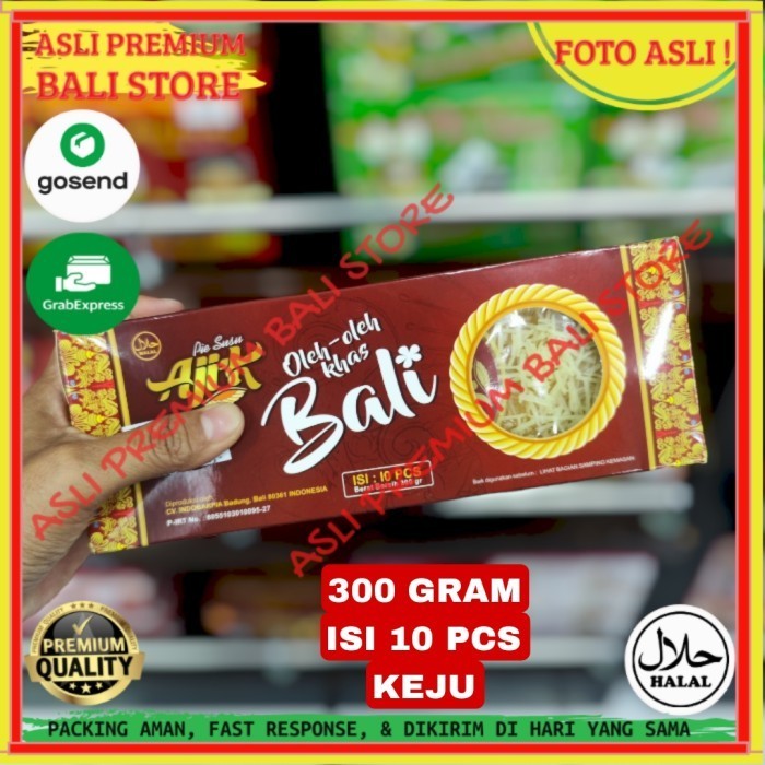 OLEH OLEH MAKANAN CEMILAN CAMILAN SNACK KULINER KHAS ASLI ORI ORIGINAL BALI KUE PIA AJIK SUSU KEJU