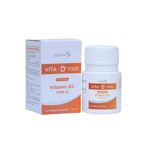 VITA-D VITAMIN D3 1000 IU / UNTUK KESEHATAN TULANG