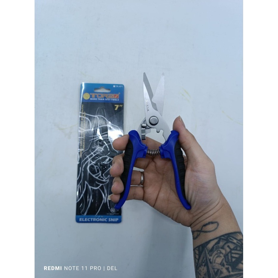 

[BAYAR DI TEMPAT] DISKON Tora Electronic Scissor 7" TR AP7 Gunting Elektronik 7 Inch