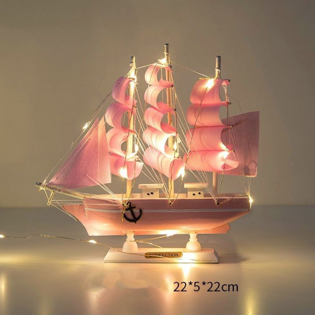 UN005 - Dekorasi Miniatur Kapal Layar Dewaruci / Pajangan Kerajinan Hiasan Kayu Kapal Laut