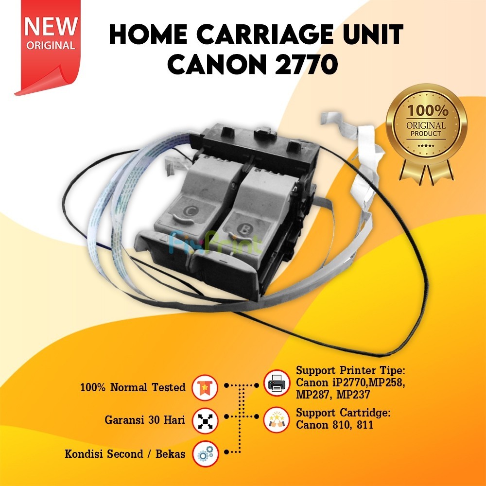 Carriage Unit Printer Rumah Cartridge IP2770 mp258 mp287 mp237 MP276 2770 258 237 287 used