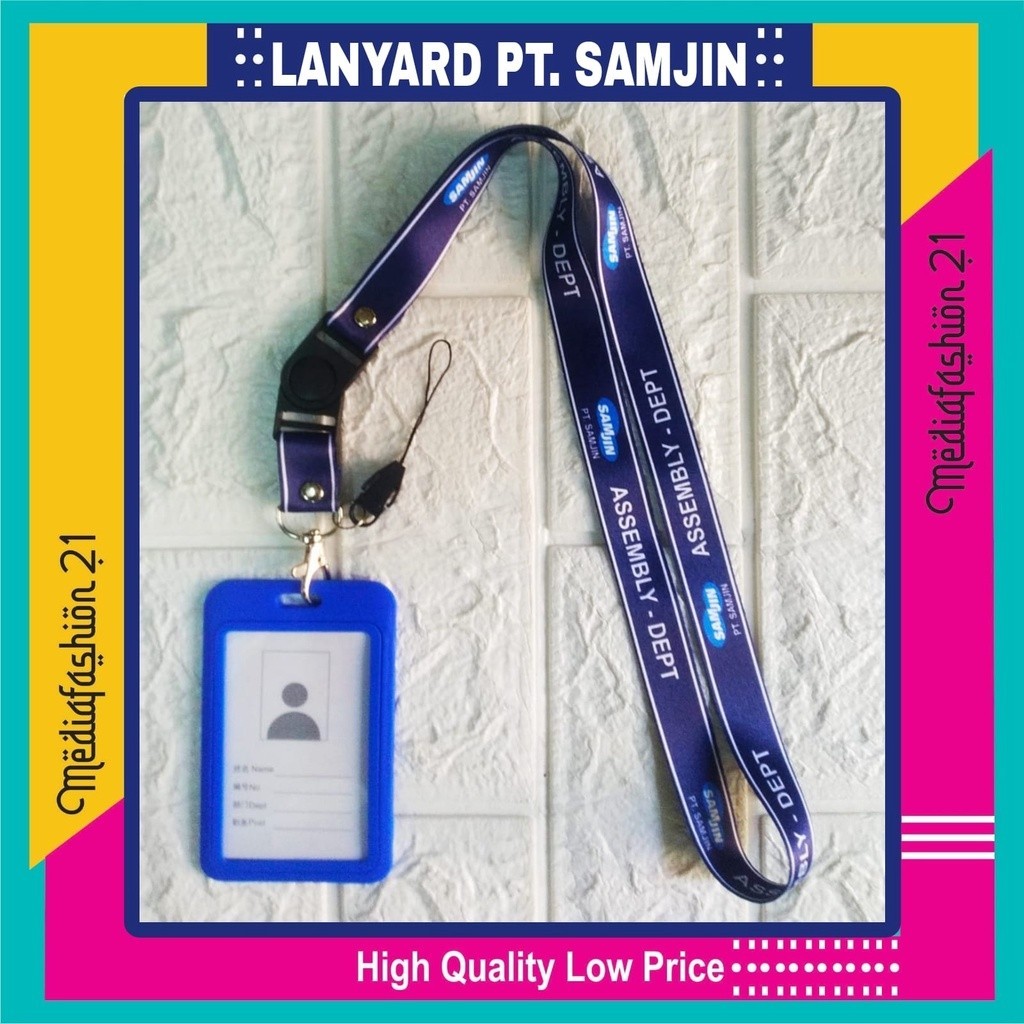 

Lanyard ID Card / Tali Gantungan ID Card PT SAMJIN - Free Strap Flashdisk