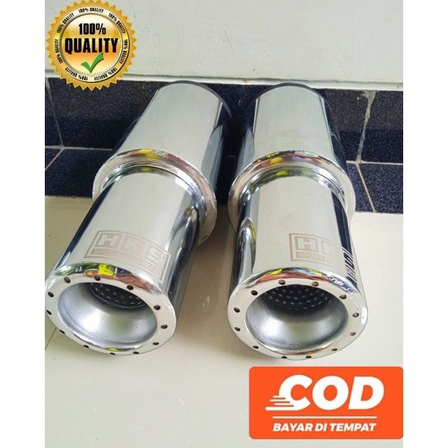 Kenalpot Mobil Racing HKS Gronel Suara Bass Empuk/Ulem