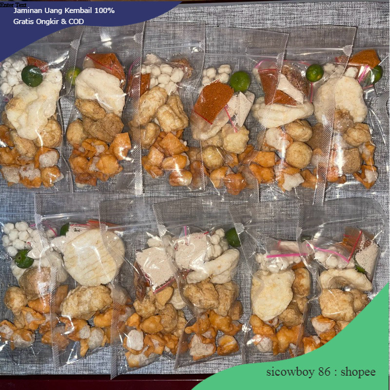 

Cuanki Instan 12pcs Termurah Extra Bawang Goreng Paket Reseller