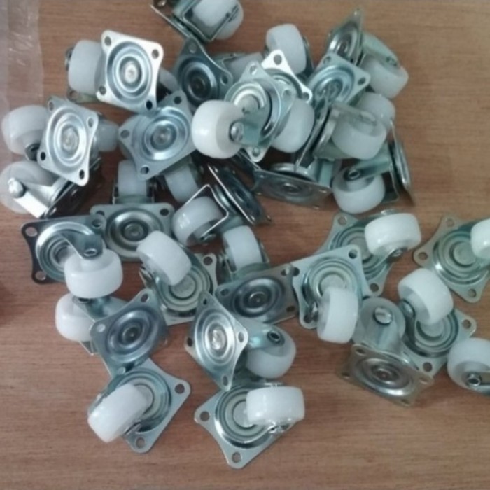 Roda Nilon 1 inch Hidup / Roda Kecil Nilon / Roda laci
