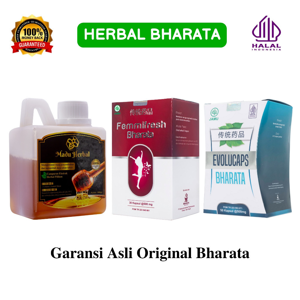 Obat Femmifresh Bharata Evolucaps Bharata Madu Bharata Original