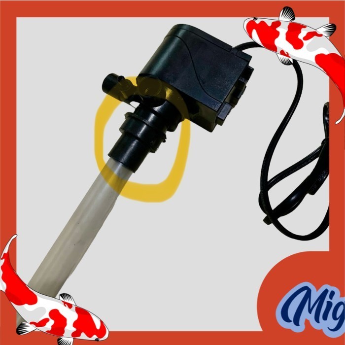 PAKET DAPAT 5 PCS aquarium aquascape sambungan konektor mesin power head ke pipa aquarium BULAT KECI