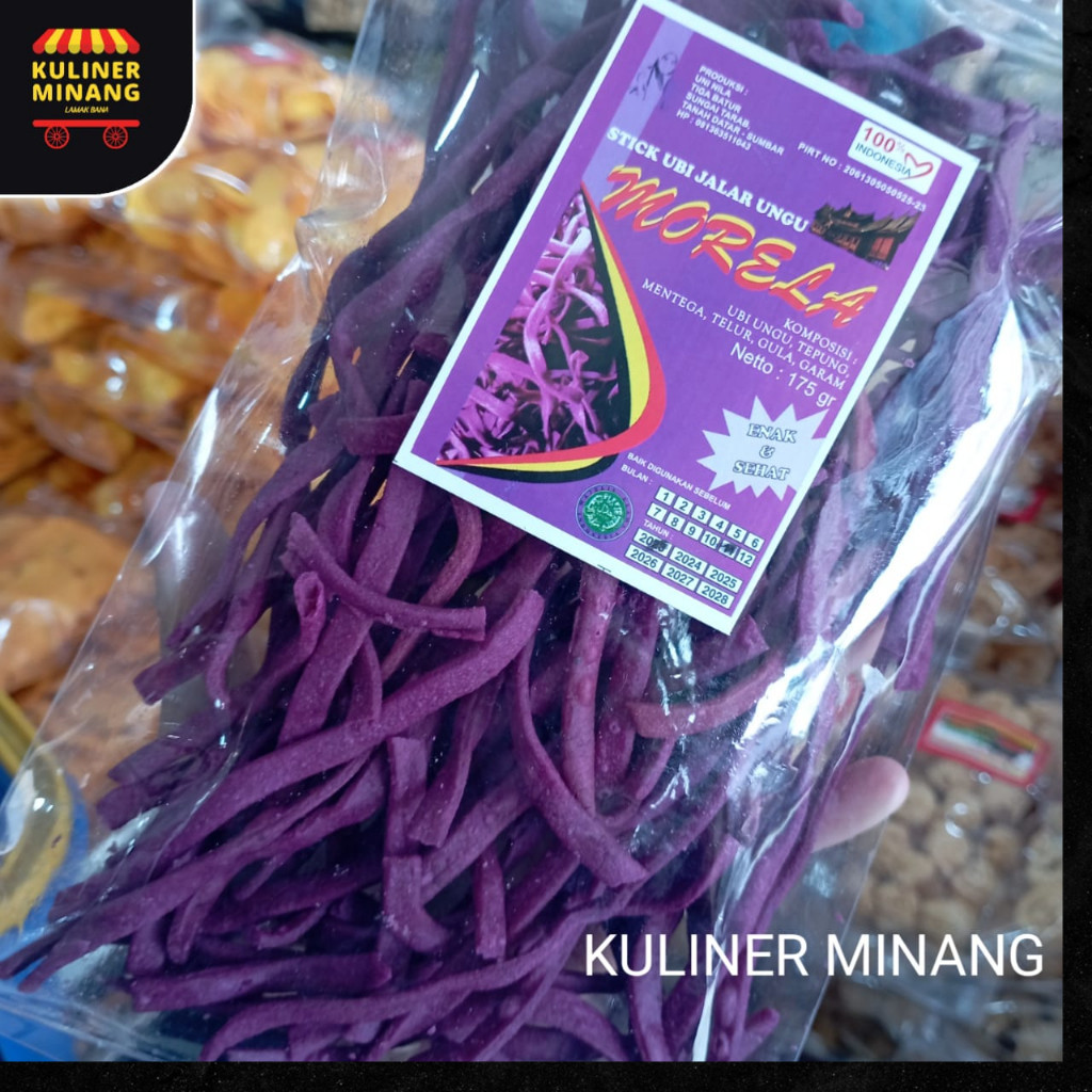 

Stik Ubi Ungu Unggu Cemilan Khas Kuliner Minang