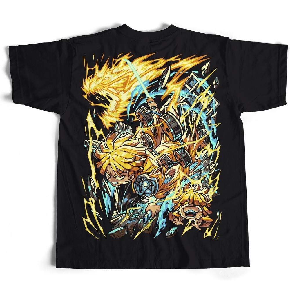 original design Fashion Oversize T-Shirt ANIME INSPIRED TEE ZENITSU Unisex T-shirt