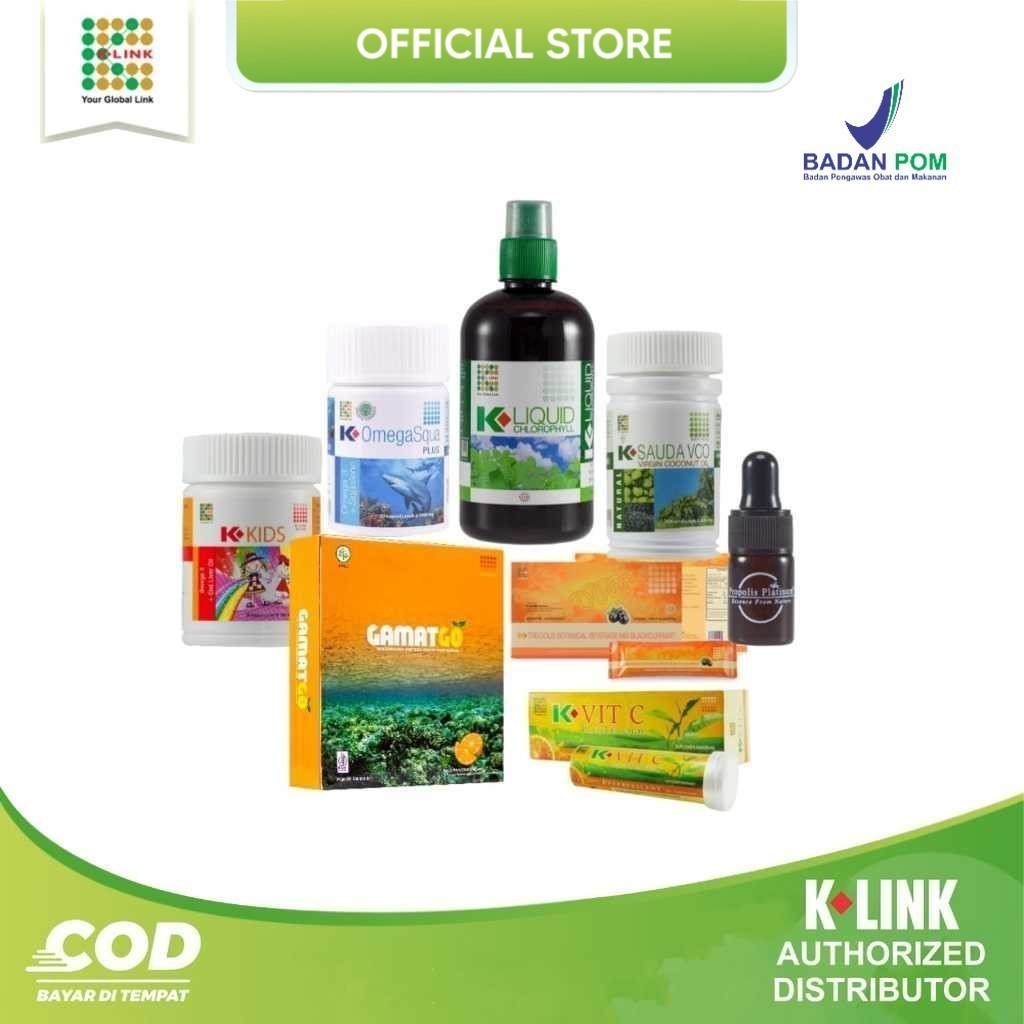klorofil klink omega 3 k link k kids sauda vco gamat go k link spirulina k link omega squa klink
