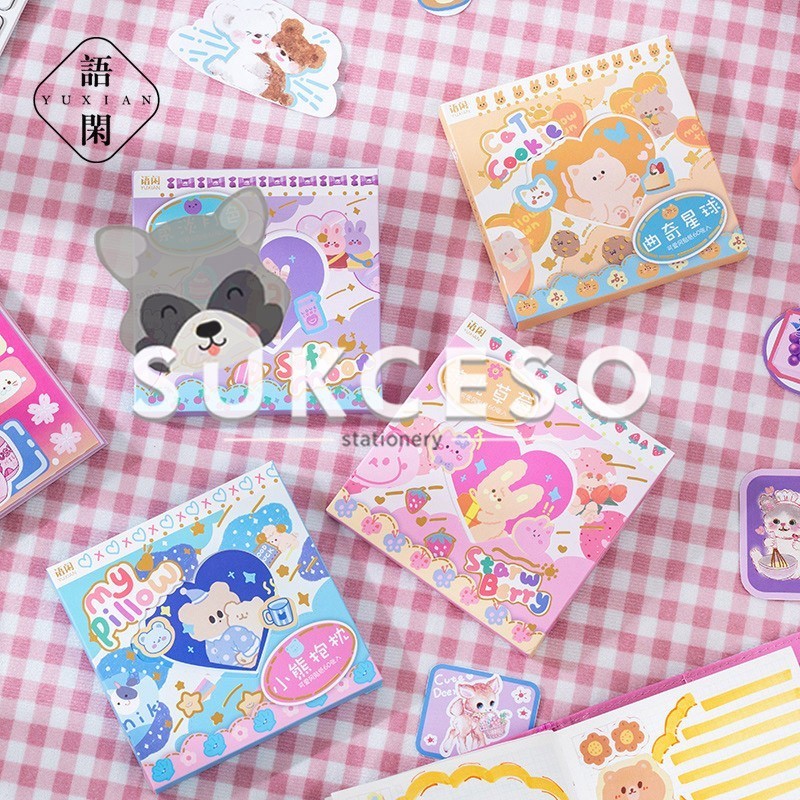 

Mousse Workshop Deco Stickers / Sticker Washi Motif Lucu Unik