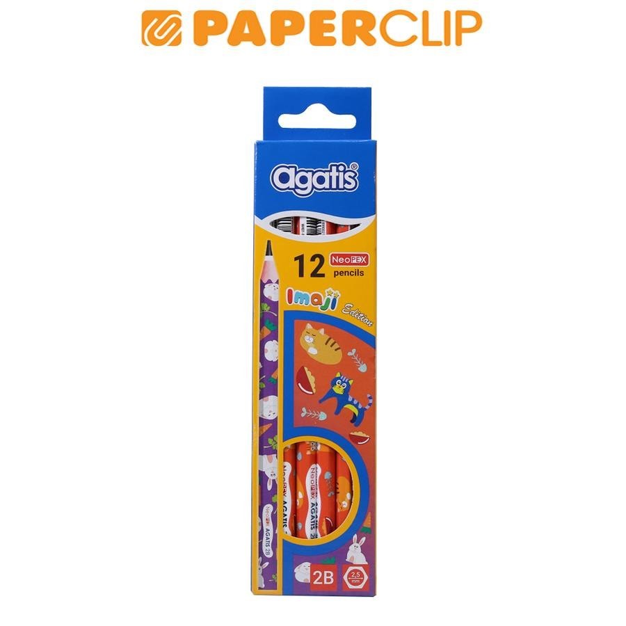 

PENSIL AGATIS NEOPEX GHN-2BW4-120 2B ISI 12 IMAJI EDITION - PET