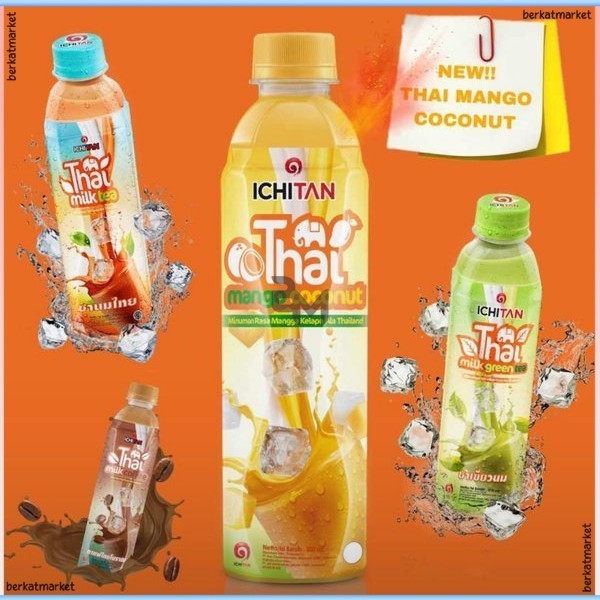 

Ichitan Thai Milk Tea Thai Milk Coffee Brown Sugar Milk Botol 310ml