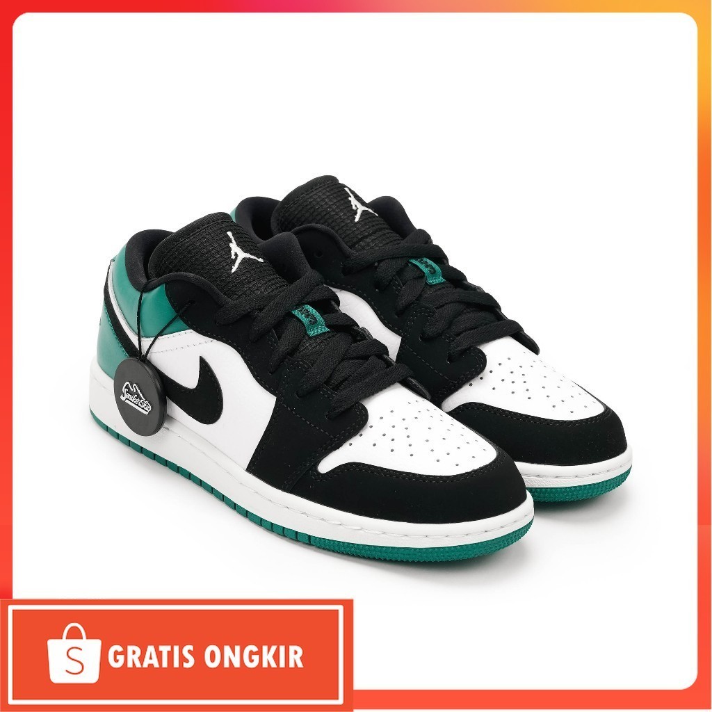 Sneakers Terkini / Air Jordan 1 Low Mystic Green GS