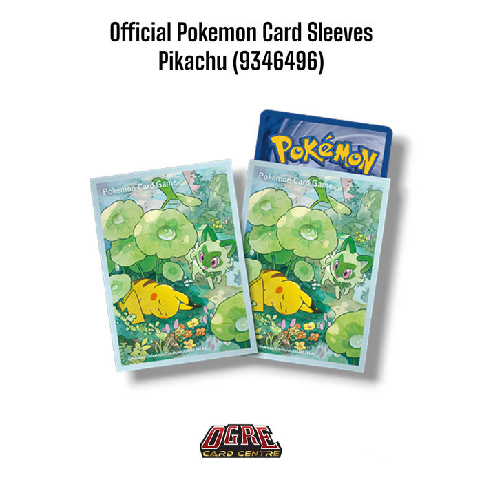 Official Pokemon Card Sleeve - Sleeve Kartu Pokemon - Pikachu