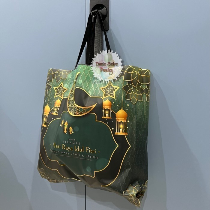 

ISI 12 Tas Souvenir Lebaran / Goodie Bag Idul Fitri Laminasi L - Motif 2