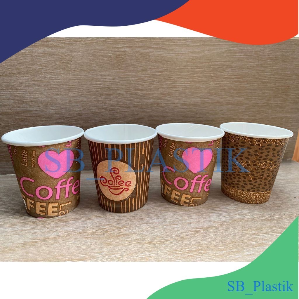 (SB) PAPER CUP UKURAN 6,5 OZ + 8 OZ