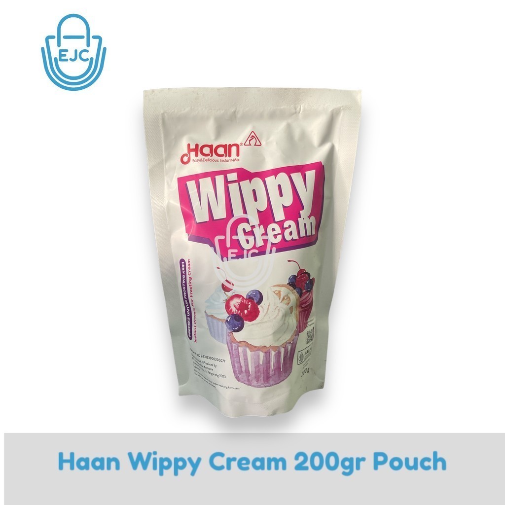 

[EJC] Haan Wippy Cream Whip Whiping Whipping Crean 200gr KEMASAN POUCH