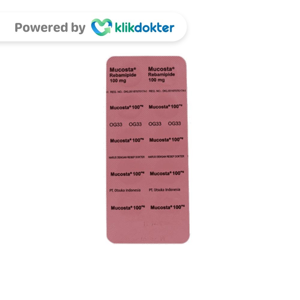 Mucosta 100mg 10 Tablet