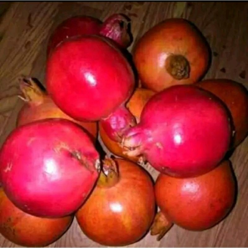 

Buah delima merah spanyol 1kg,biji lunak daging buah tebal rasa segar