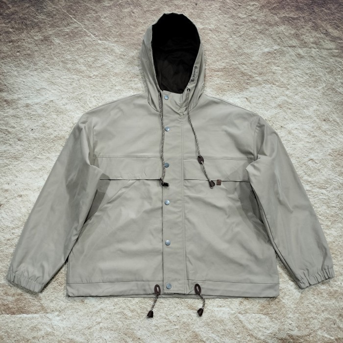 Jaket parka mountain WV PROJECT mocca big pocket stretch bahan melar big size XXXL