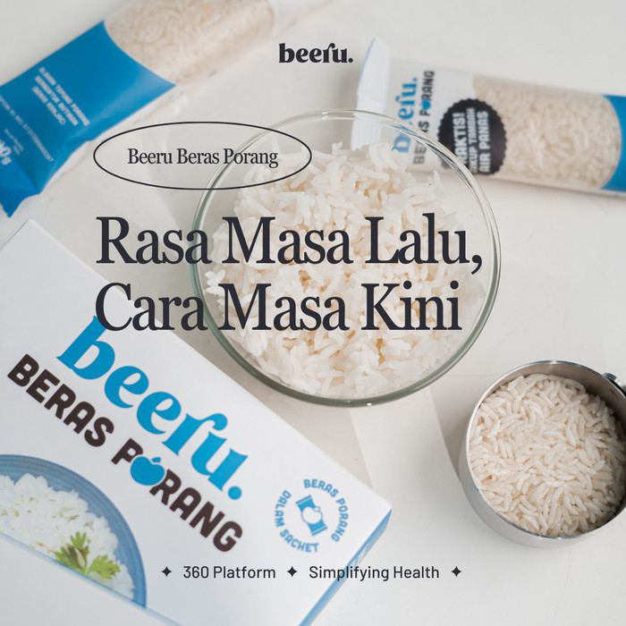 

Beeru Beras Porang Isi 5 Box - Shirataki Konjac Rice