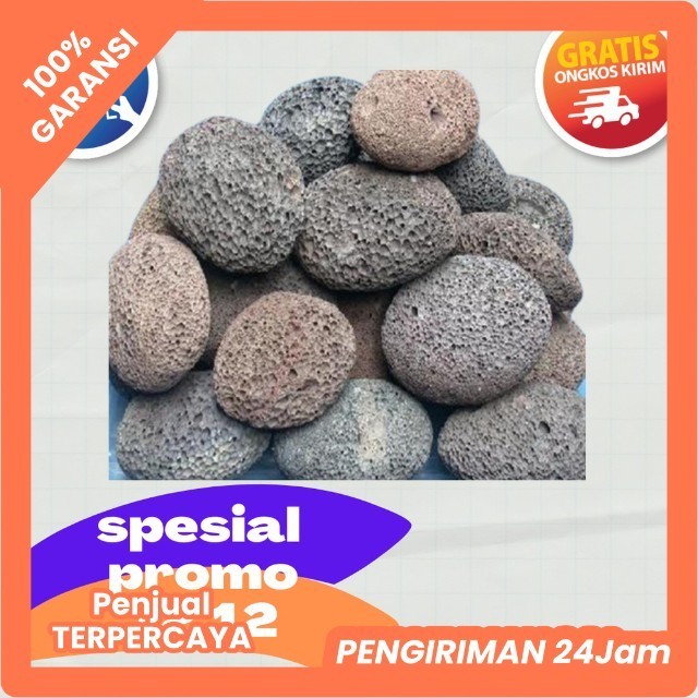 Batu Gosok Kali - Batu Penggosok Daki - Batu Kali Alami