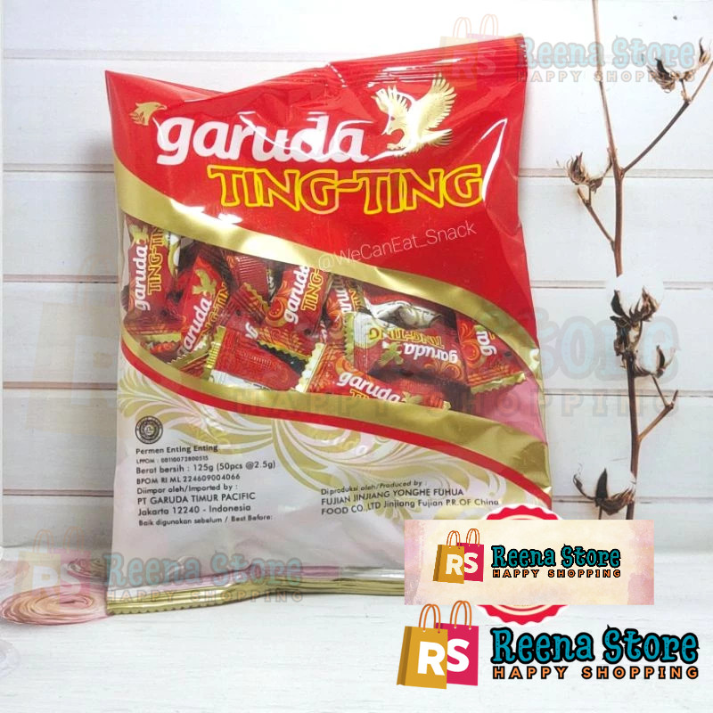 

Garuda Ting Ting Permen Kacang 125 gr - Reena Store