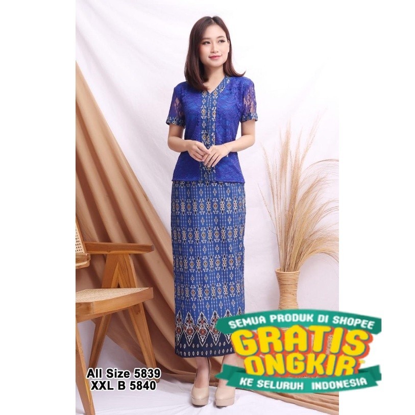 New wilona stelan kombinasi scuba, bahan silky dan brokat/Stelan Formal Brokat Kombinasi Scuba/WSI/ 