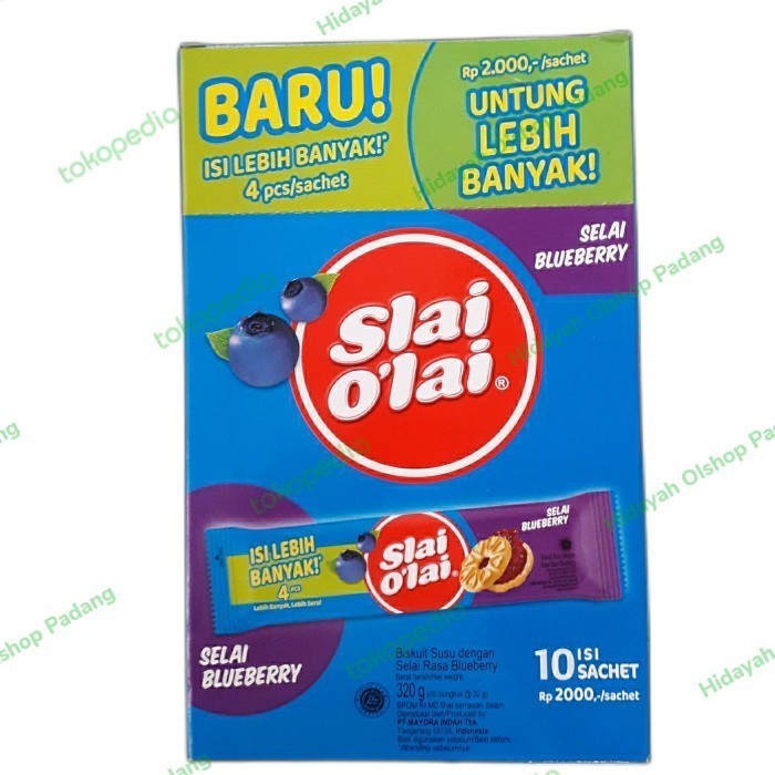 

Slai O'lay Box isi 10 pcs @32 gr