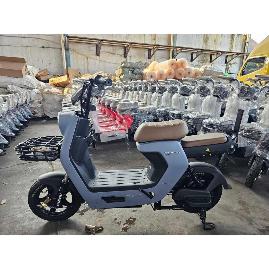 [KHUSUS SURABAYA] Sepeda Listrik EXOTIC X-630 pasific syncross 6.0 Ada Bagasinya Garansi Resmi,seped