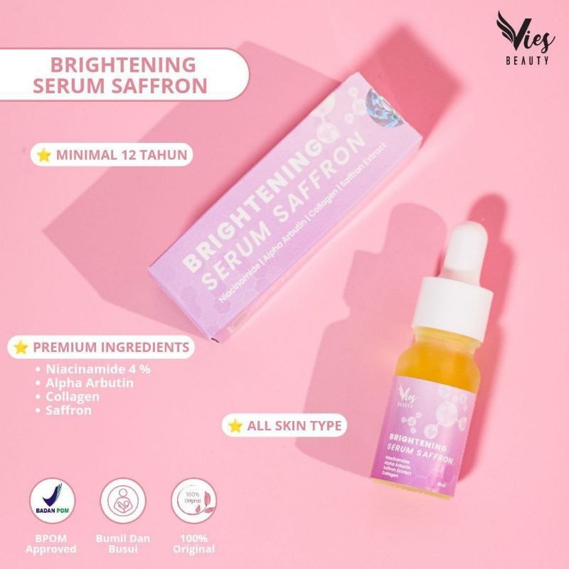 GLOWING serum Safron BPOM / serum VIES