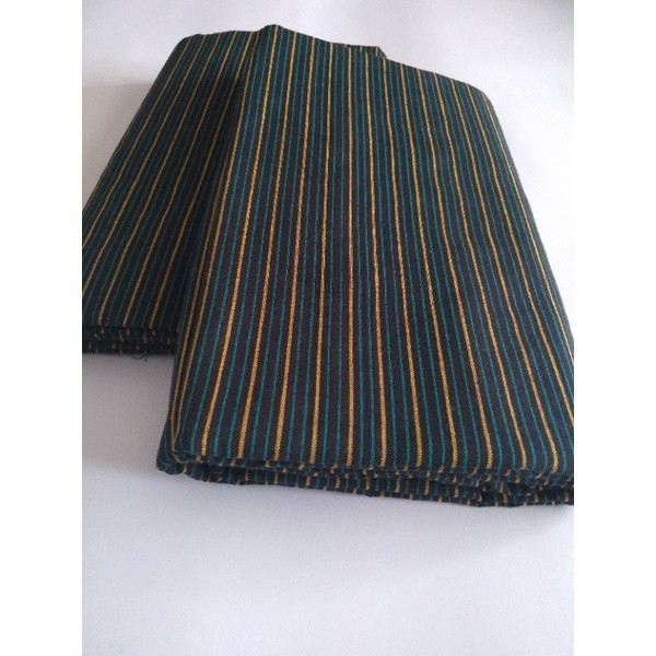 LURIK Kain lurik tenun lurik batik Lurik - Hitam lirik Hijau Kuning