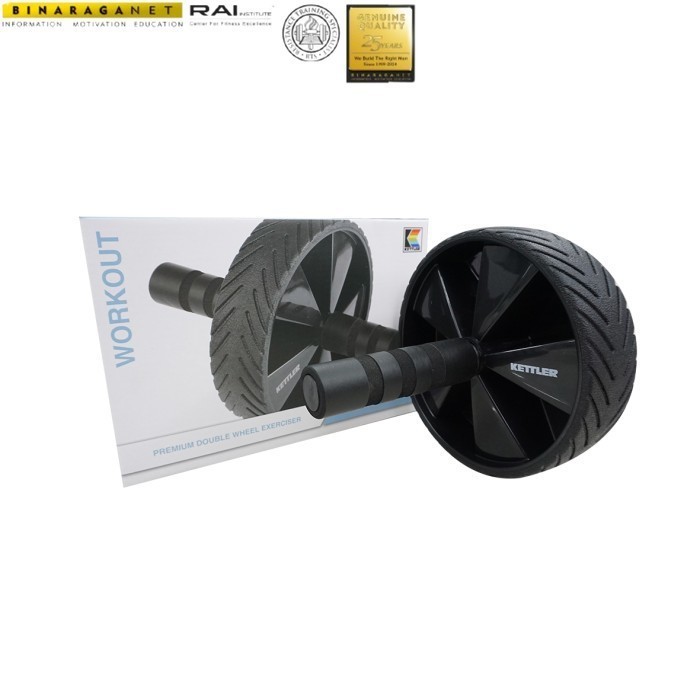 Kettler 422-010 Premium Double Wheel Exerciser - Alat Latihan Roda Ganda