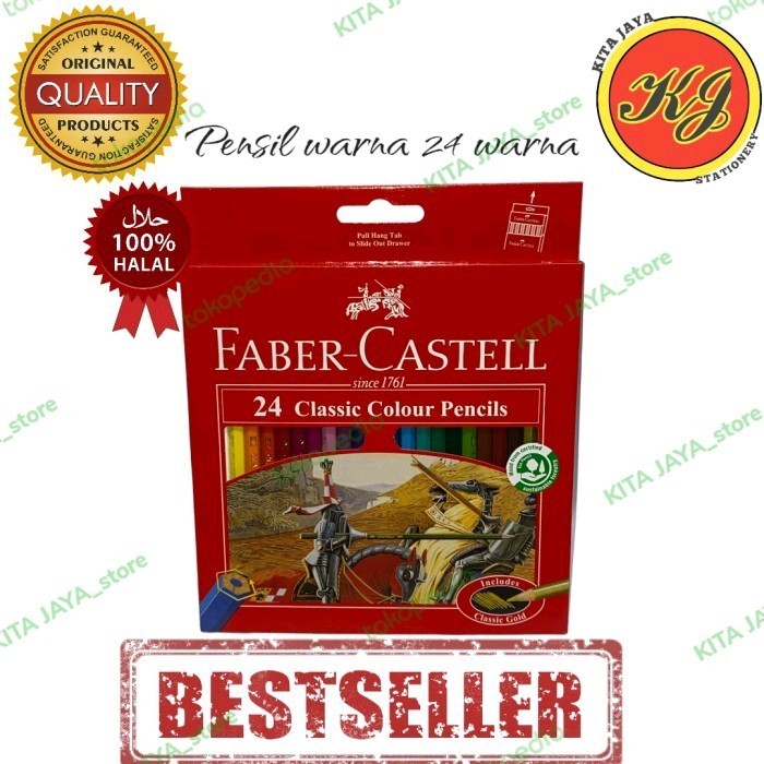 

✨LARIS✨ -Pensil warna faber castle 24 warna