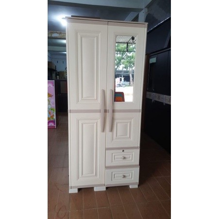lemari plastik olymplast 2 pintu
