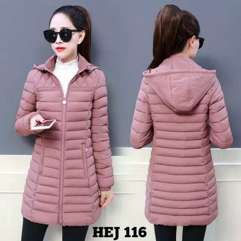 Jaket winter wanita long coat / mantel wanita / mantel musim dingin / mantel berkendara / mantel pro