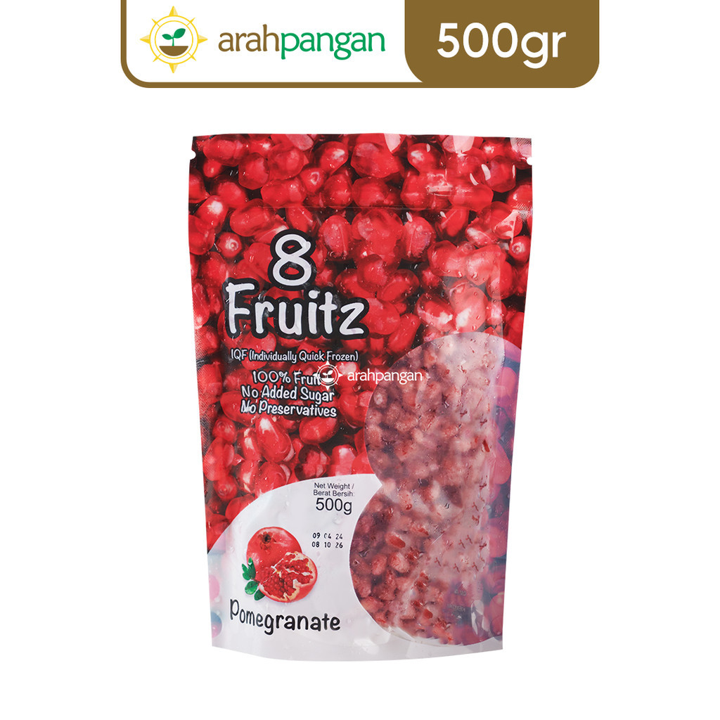 

8 Fruitz IQF Pomegranate 500gr Frozen