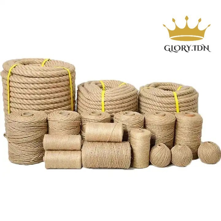 

TALI GONI/ TALI RAMI 50 METERAN (1 roll) 8mm, 10mm, 12mm, 14mm TERMURAH | Tali Rami | Tali Souvenir | Tali Undangan | Tali Garukan Kucing