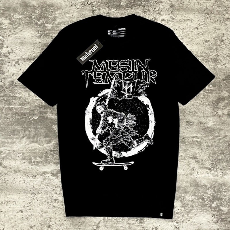 【HOT】 Maternal Disaster X Mesin Tempur - Luncur Tshirt - Black