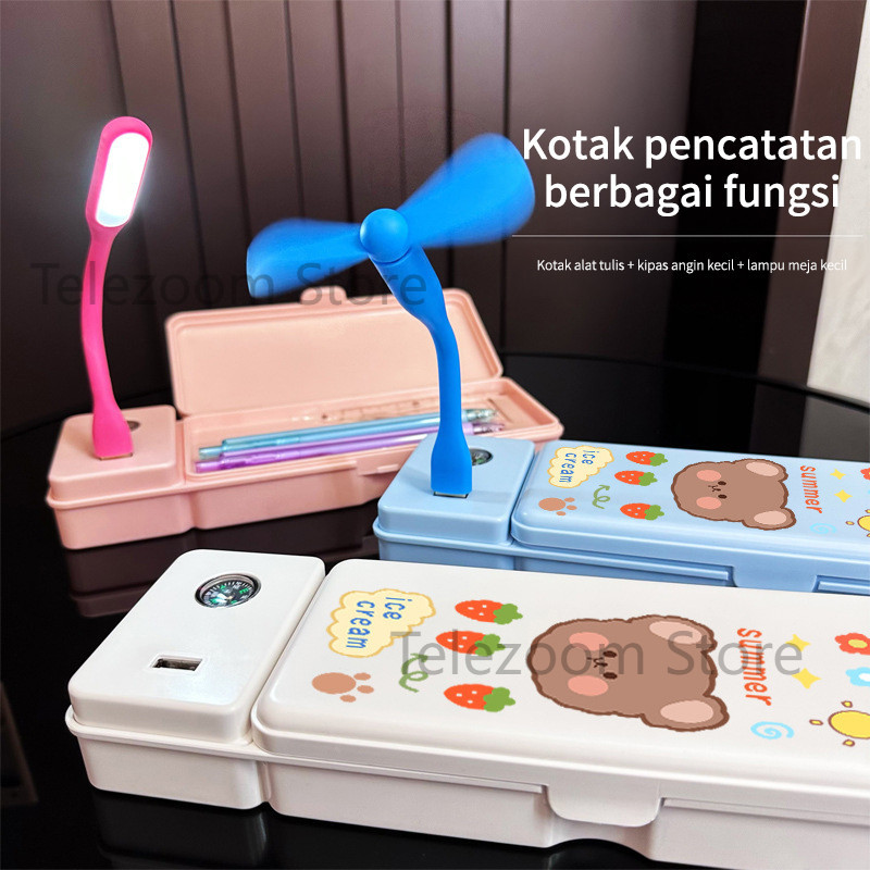

Kotak Pensil Multifungsi Lampu Meja Kipas Angin Kecil Hadiah Kotak Pensil Siswa Sekolah Dasar Dan Menengah Kotak Pensil kipas